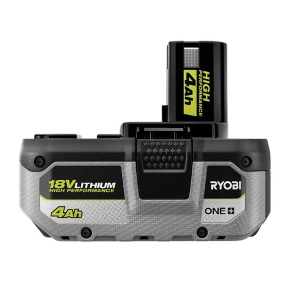 RYOBI PBP004 18V 4.0Ah battery powers ONE+ tools with longer runtime.