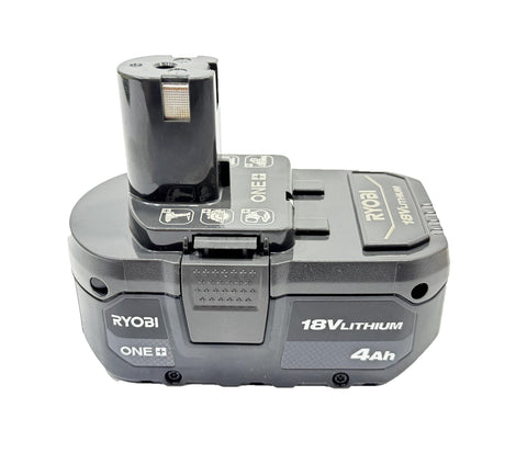 Ryobi PBP005 4Ah battery in action demonstrates longer runtime for extended projects.