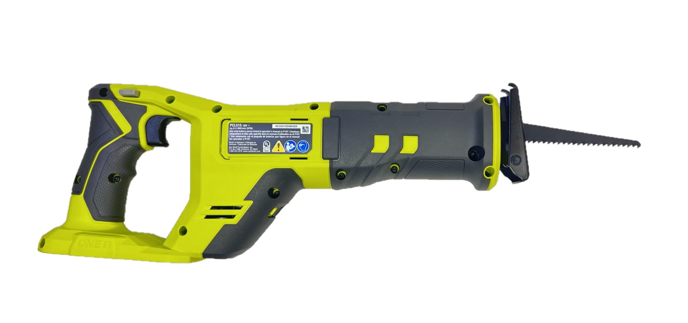 RYOBI PCL515B variable speed trigger for precise material control