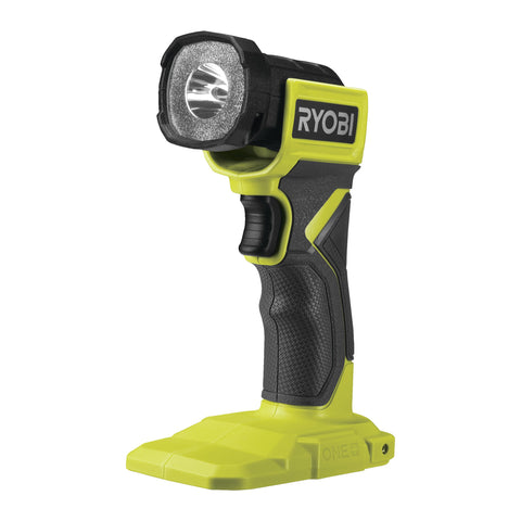 RYOBI PCL660B LED light with 130° pivot for versatile task lighting.