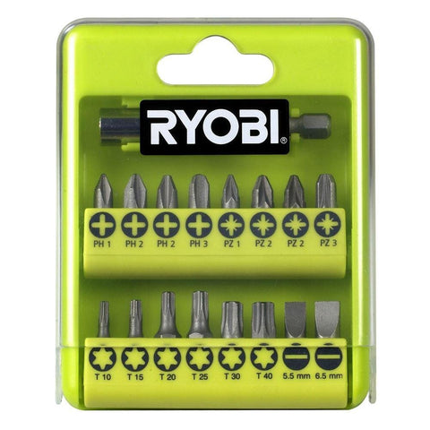 RYOBI RAK17SD 60mm bit holder in use, organized for efficient workflow.