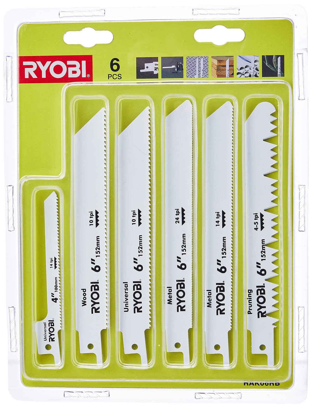 RYOBI RAK06RB wood-cutting blade for clean cuts on wood projects