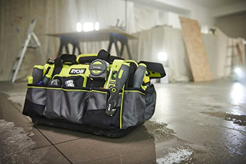 Ryobi RSSMTB1 hard bottom design keeps tools stable during transport.