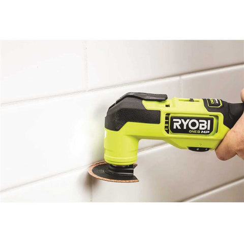 RYOBI universal fitment blades ready for multi-material cuts.
