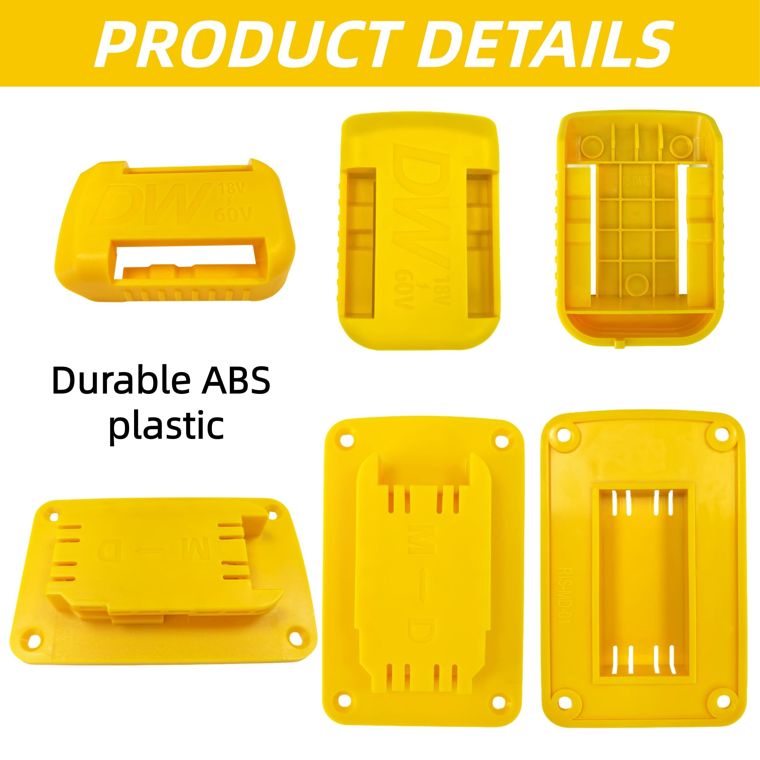 Ryzljss clutter-free workspace with secure battery and tool storage displayed