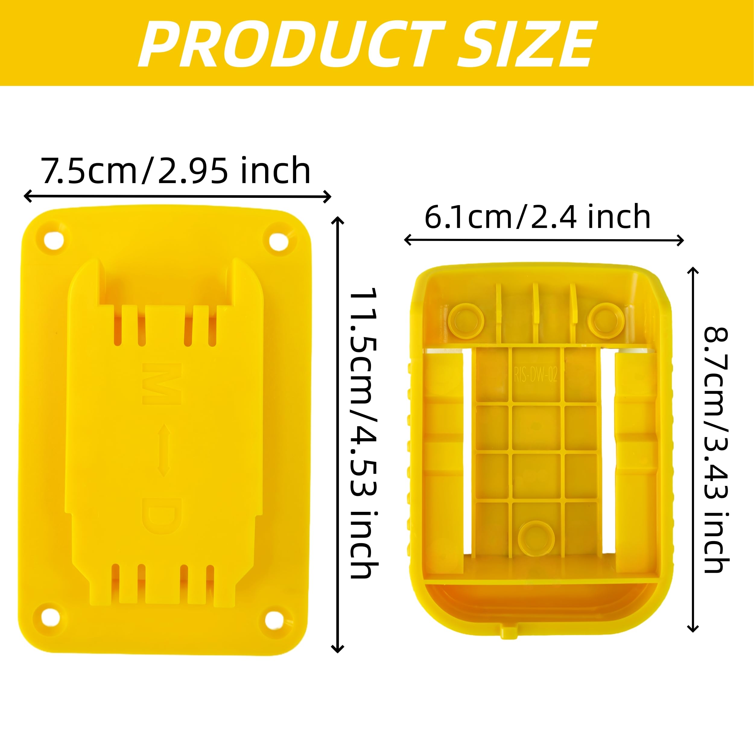 Ryzljss tool holders on wall mount for quick access to tools