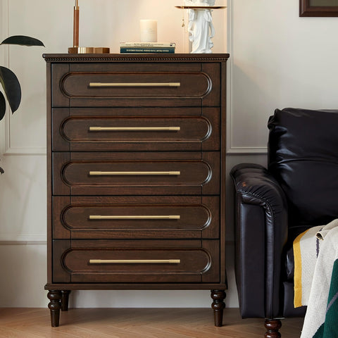 RZDEAL 2-pack brass cabinet pulls simplify updates across multiple drawers.