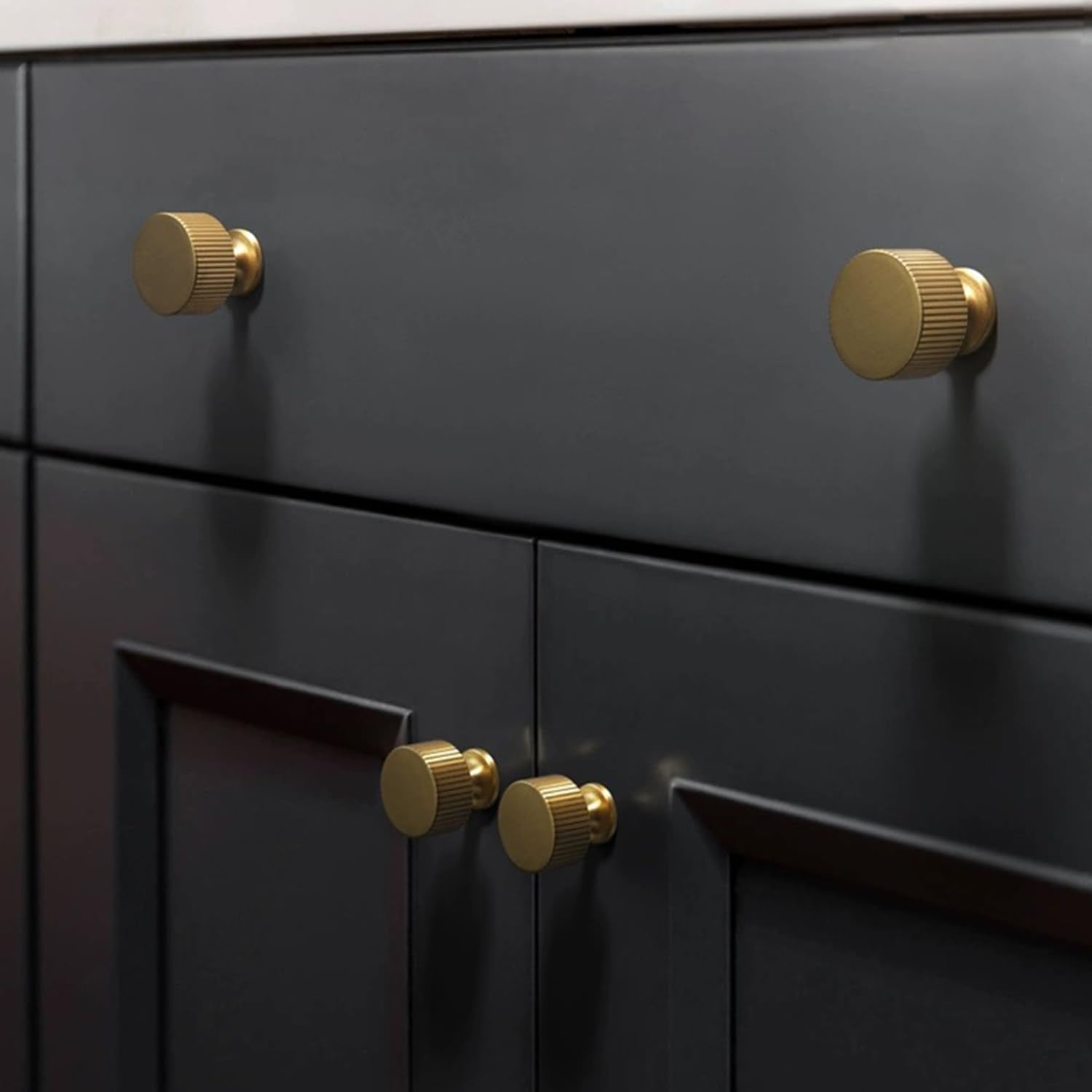 RZDEAL brass knob on cabinet door for upgrade idea