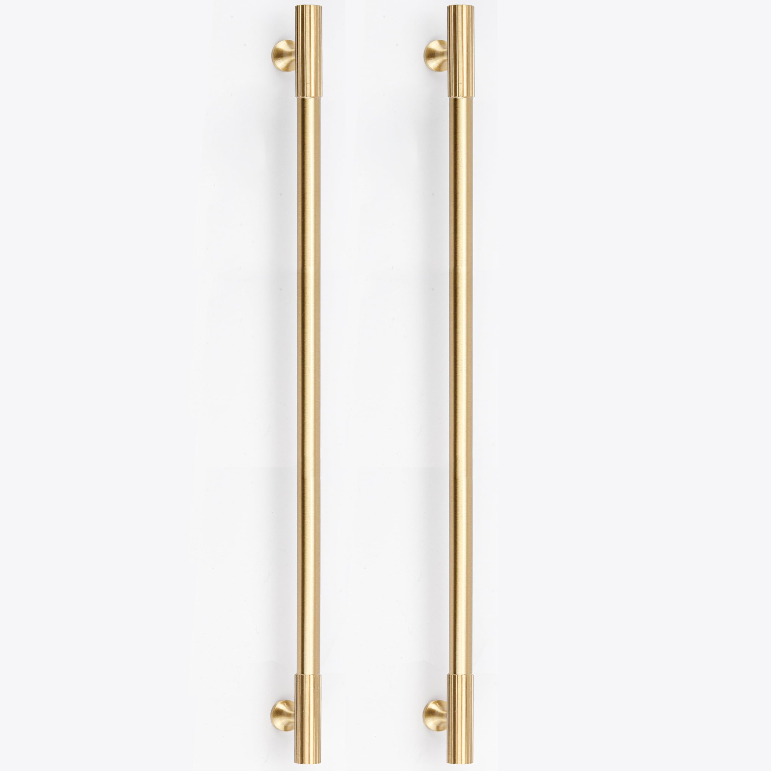RZDEAL gold cabinet pull with 12-3/5 inch hole centers for durable kitchen drawers.