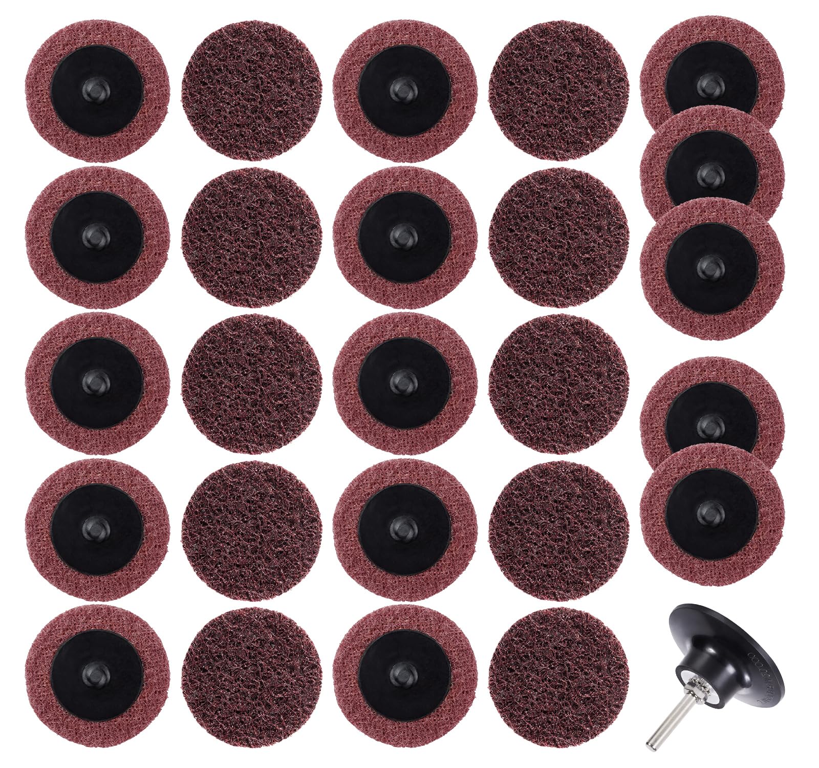 S SATC 25pcs sanding discs for 2 inch roll lock enable fast material removal