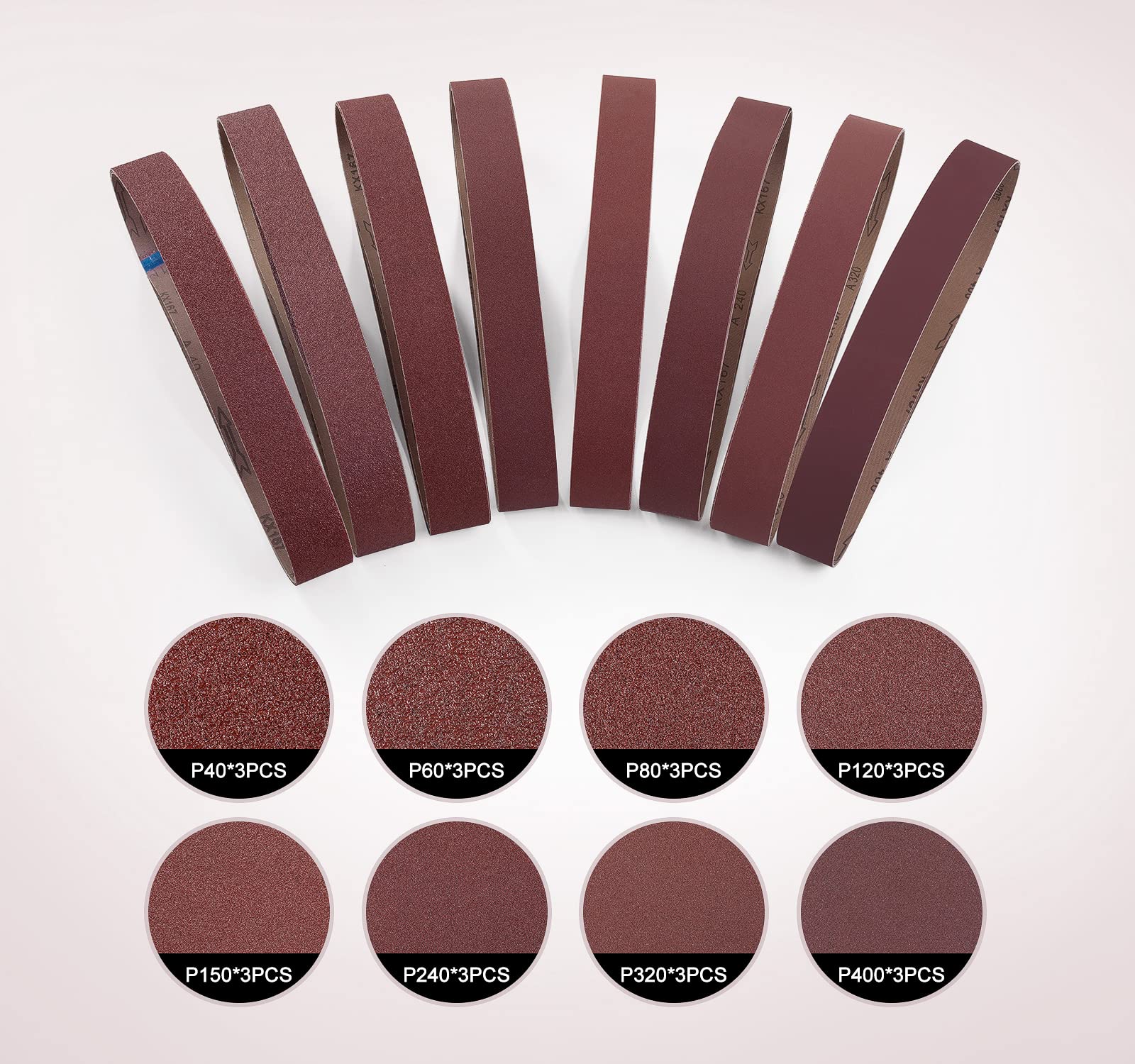 S SATC 2x42 belt 80 grit balances material removal with a smooth finish.