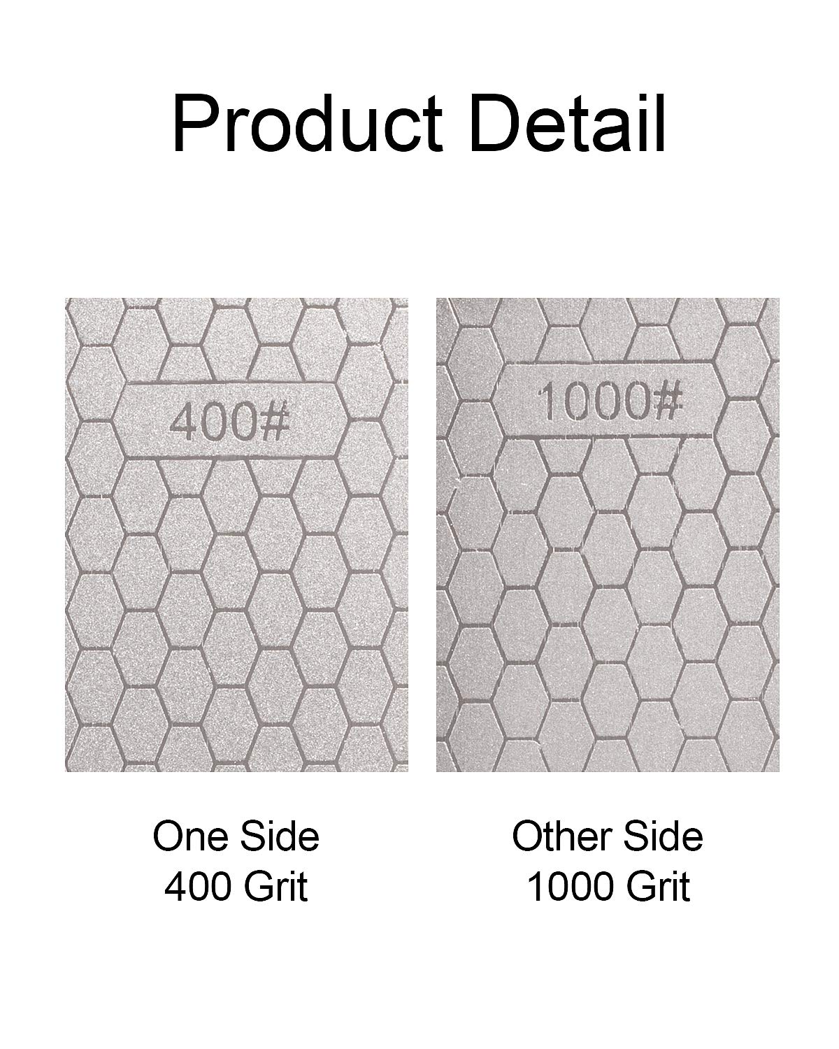 S SATC 8-inch diamond plate: ultra-flat surface for consistent honing.