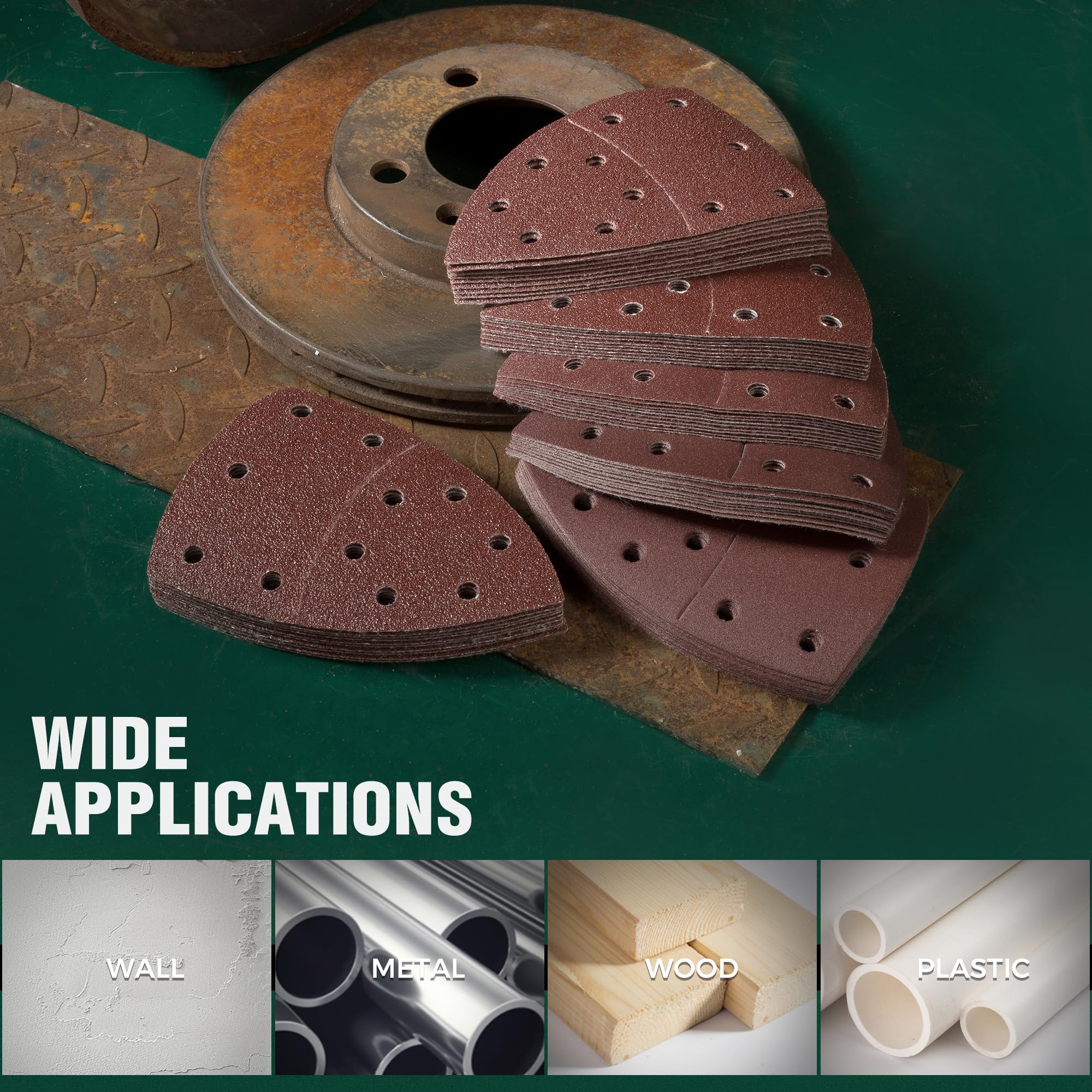 S SATC assorted grits 40/60/80/120/180/240 for versatile projects.
