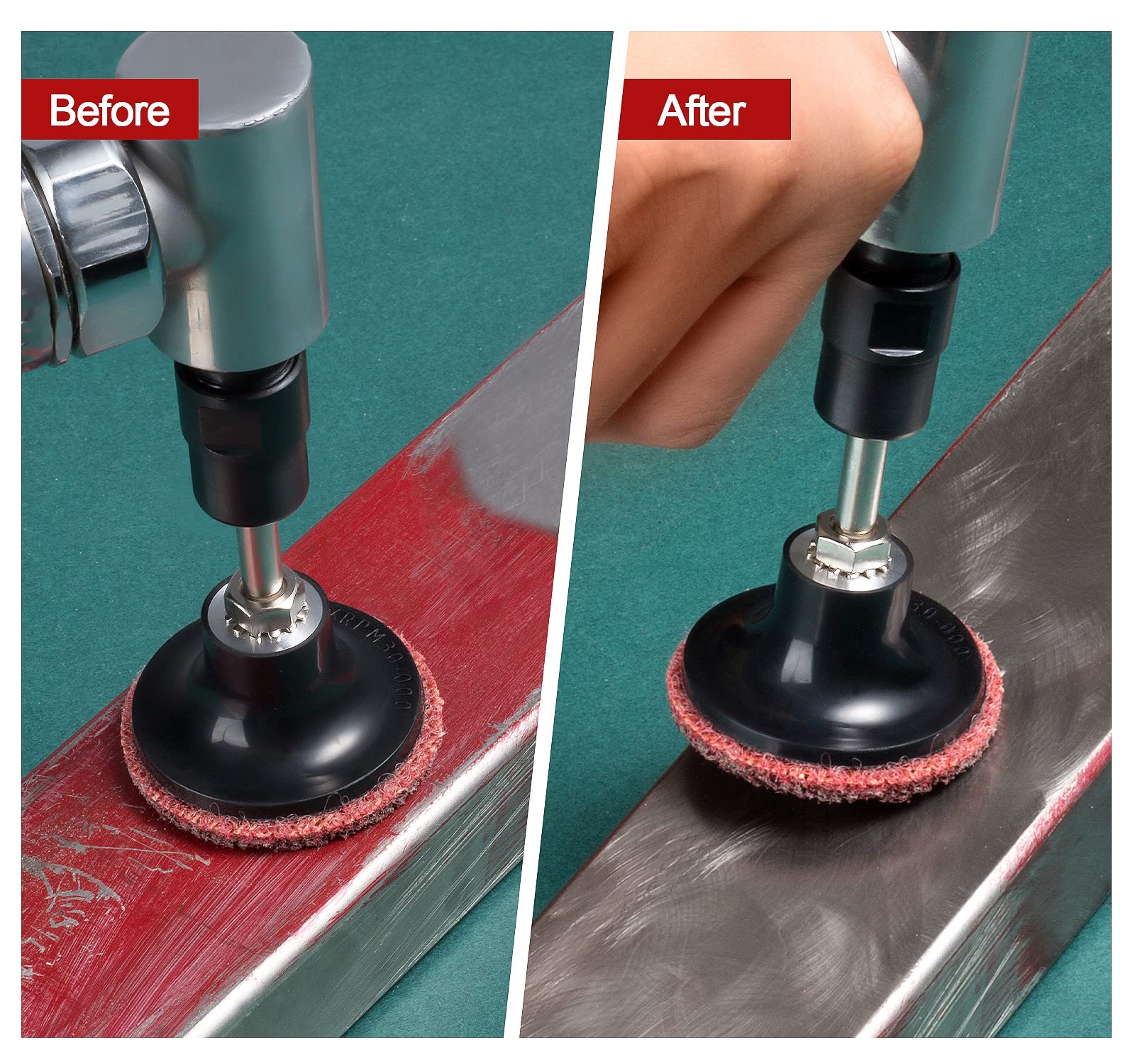 S SATC fine surface-conditioning disc for micro-texture on metals.