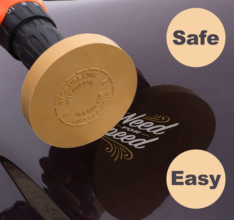 Soft rubber removal wheel from S SATC reduces friction and saves time