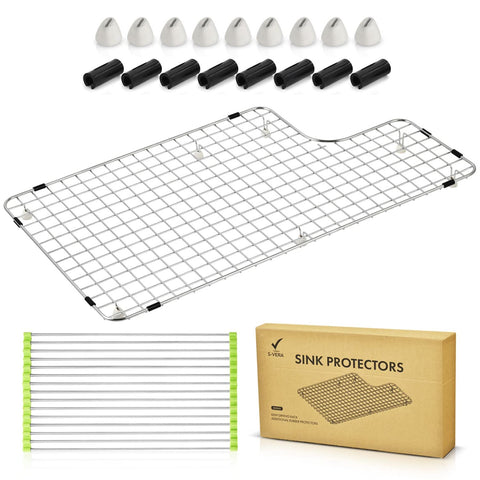S-VERA sink rack fits Kohler K 6488/6489 Whitehaven sinks securely, protecting the surface.
