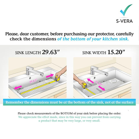 S-VERA narrow-grid design keeps small items elevated and aids drainage.