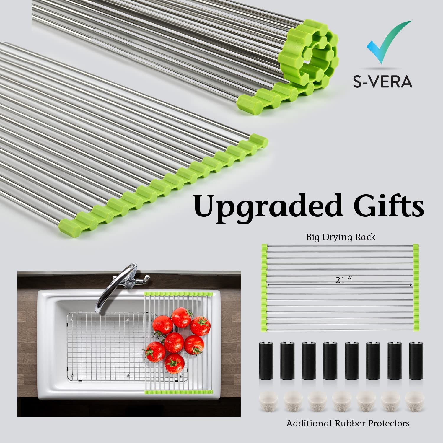 S-VERA one-piece rack simplifies installation and removal for busy kitchens.