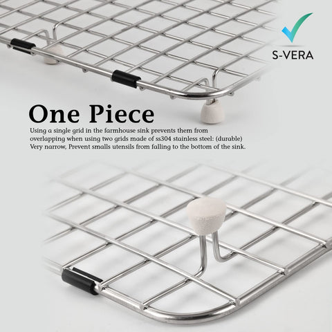 S-VERA side protectors guard the sink rim during rack handling.