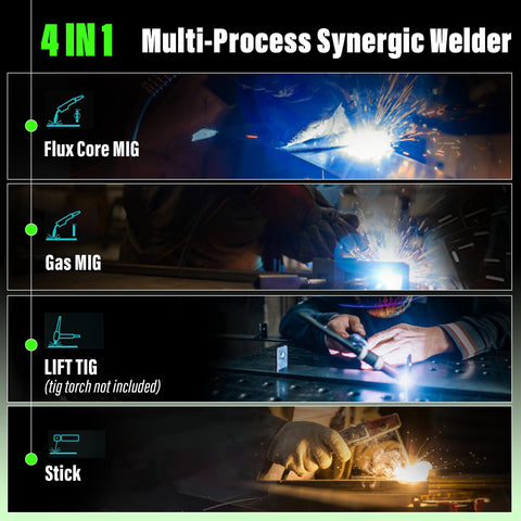 S7 MIG Welder dual-voltage design for flexible power in workshops.