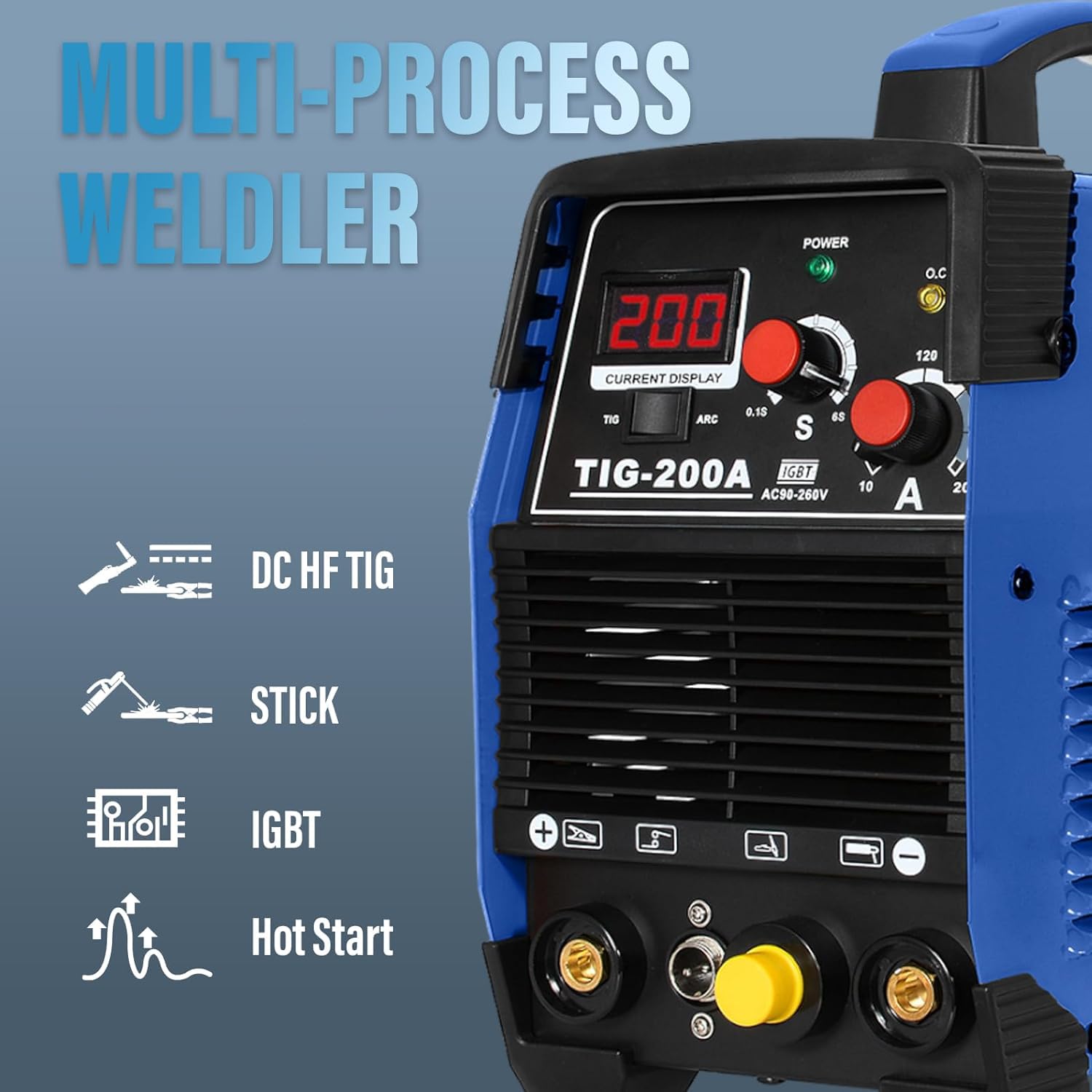 S7 gas TIG setup with argon shielding for cleaner welds