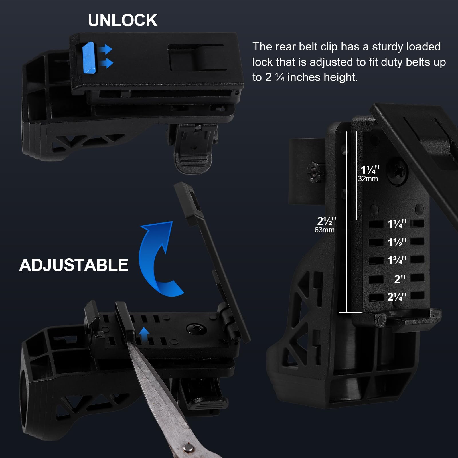 SABERTOOTH V1 packaging includes battery, charger, holster, and manual