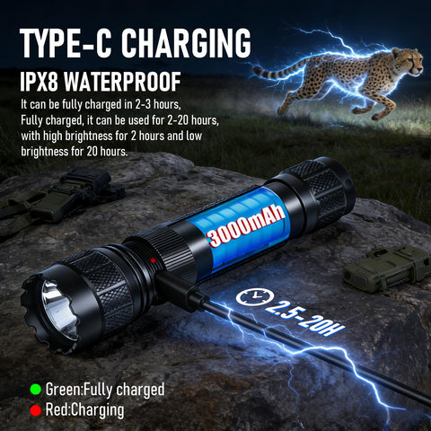 Durable aluminum shell of SABERTOOTH XR3.0 highlights rugged construction.