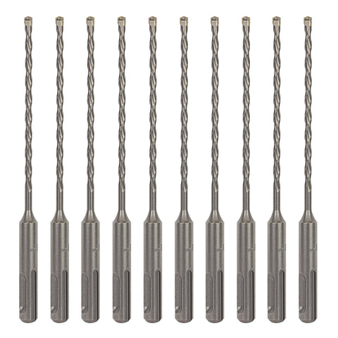 Sabre Tools 5/32-inch SDS Plus drill bit closeup with carbide tip for longevity.