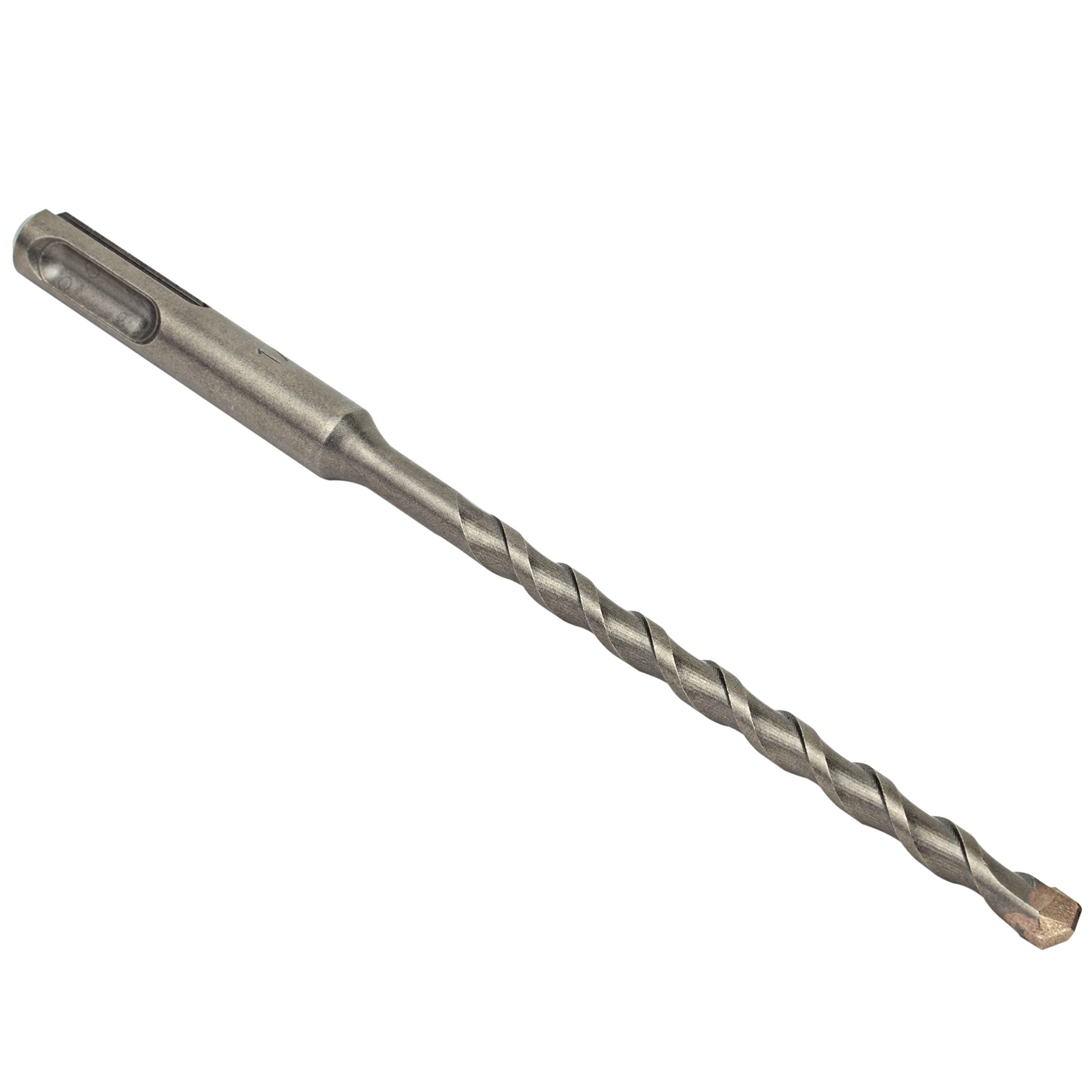 Sabre Tools SDS Plus concrete bit showing cooling design for longer life.