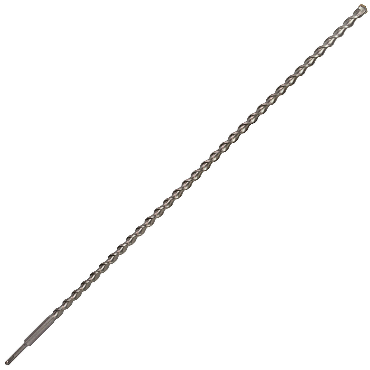 Sabre Tools carbide-tipped SDS Plus drill bit close-up tip for fast masonry drilling.