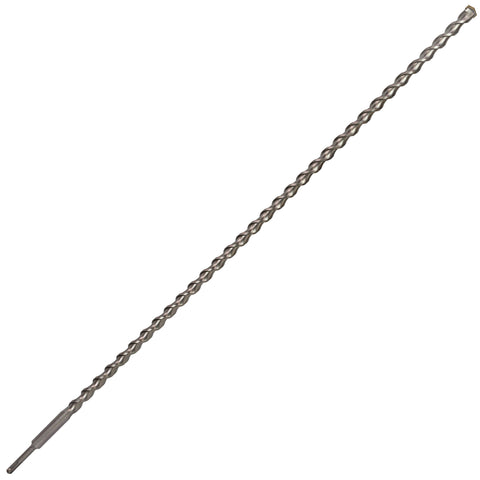 Sabre Tools carbide-tipped SDS Plus drill bit close-up tip for fast masonry drilling.