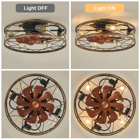 SabvioZh remote control enables easy speed and light adjustments from anywhere.