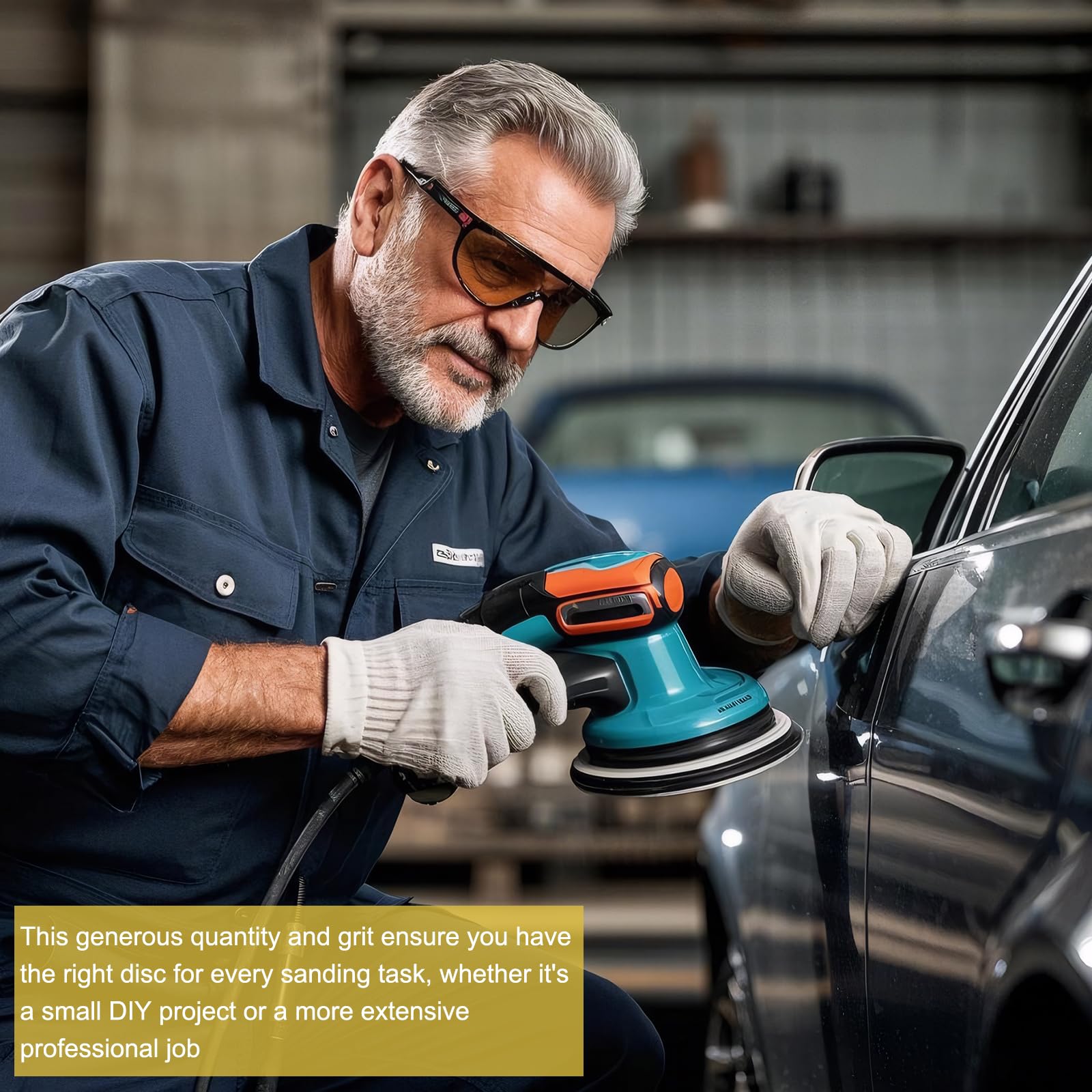 SACKORANGE 600-grit 6-inch PSA sanding disc for final finishing and glassy smoothness.