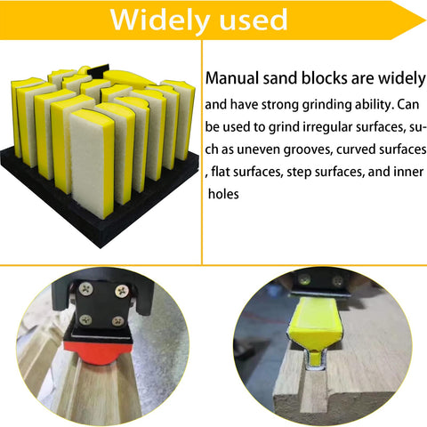 SACKORANGE corner and edge sanding solution for tight spaces and detailing.