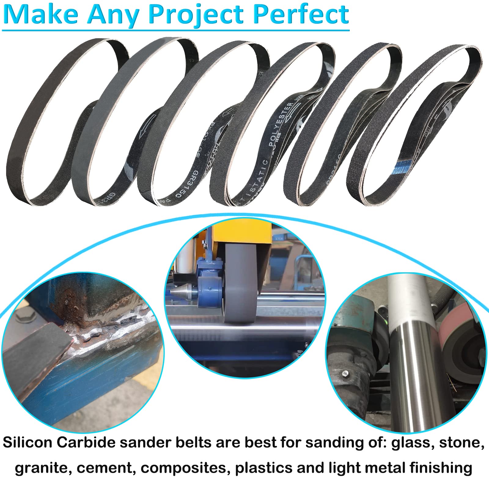 SACKORANGE 1000 grit belt for ultra-fine polishing and sheen.