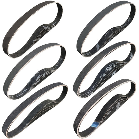 SACKORANGE 120 grit sanding belt for precise metal and wood finishing.