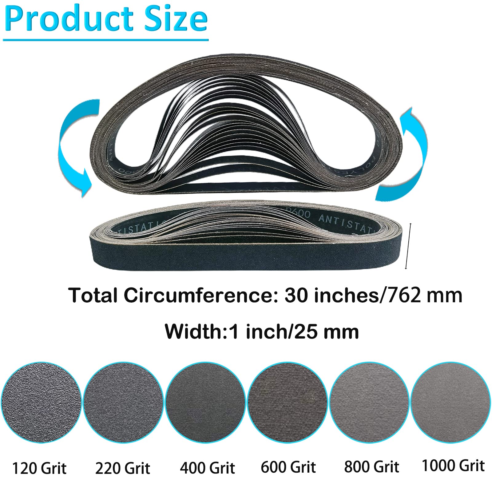 SACKORANGE 240 grit belt for smooth deburring and prep.