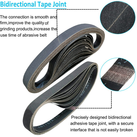 SACKORANGE 400 grit belt for surface finishing on plastics and metal.