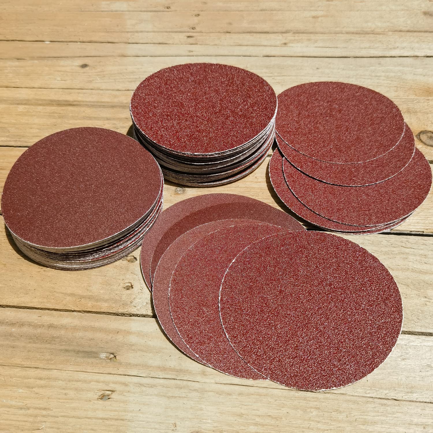 SACKORANGE wood finishing disc helps smooth furniture surfaces for prep.
