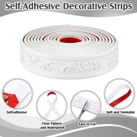 Sacubee durable PVC trim that is easy to install and wipe clean on any room