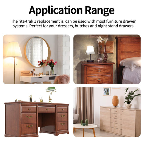 Dresser drawer before and after with Sacumea slides