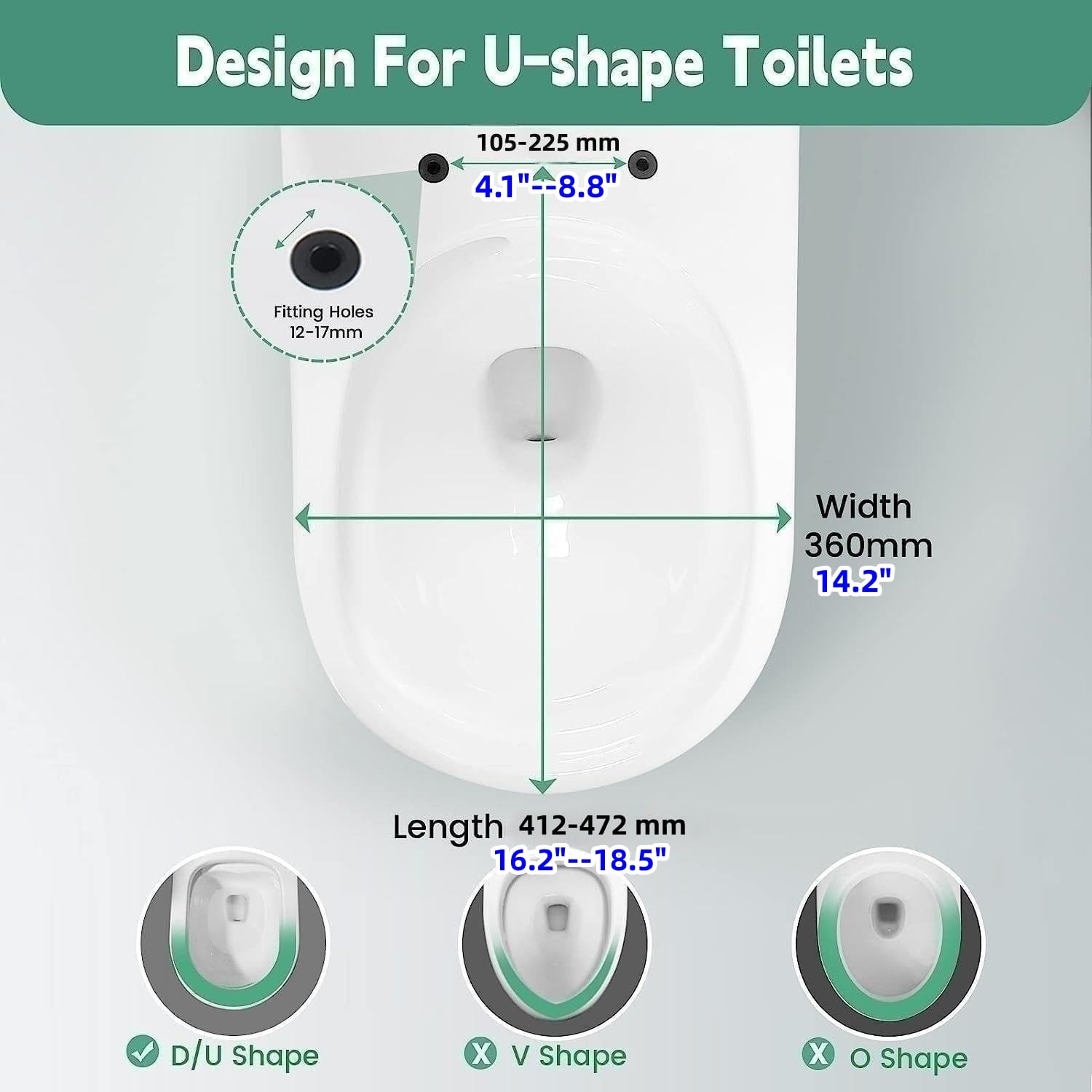 SADALAK quick-release top-fixing toilet seat enables easy cleaning