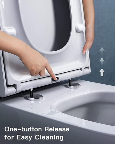 SADALAK silent soft-close mechanism reduces bathroom noise