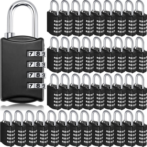 Sadnyy 40-pcs 4-digit locks closeup showing secure, shareable travel protection.