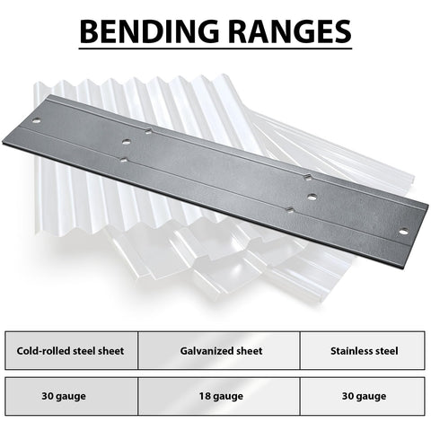 Sadnyy depth alignment hole aids accurate bend depth checks.