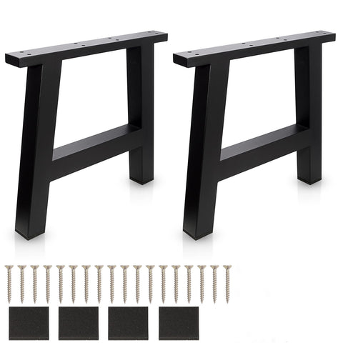 SAEZEPHYRS 16-inch H-shape leg, front view, provides sturdy support for a coffee table.