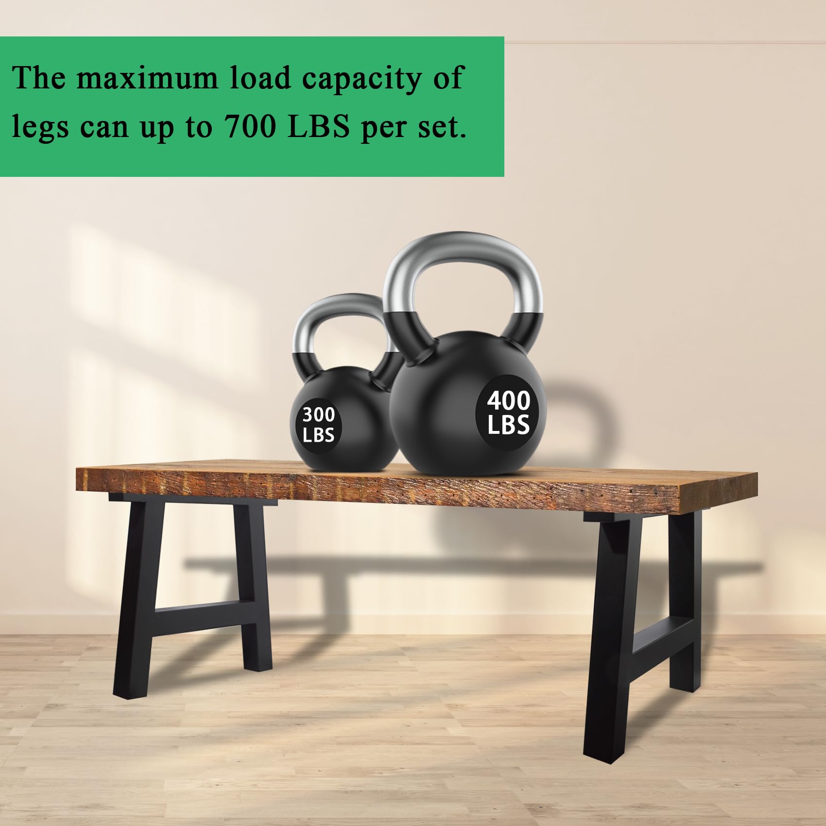 SAEZEPHYRS 16-inch leg with mounting screws enables easy DIY installation.