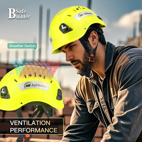 SAFEBUILDER adjustable head size range for personalized comfort