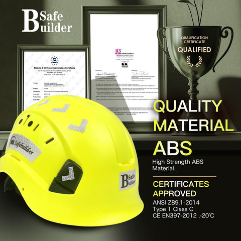 SAFEBUILDER hard hat accessories with ear muffs and visors for versatility
