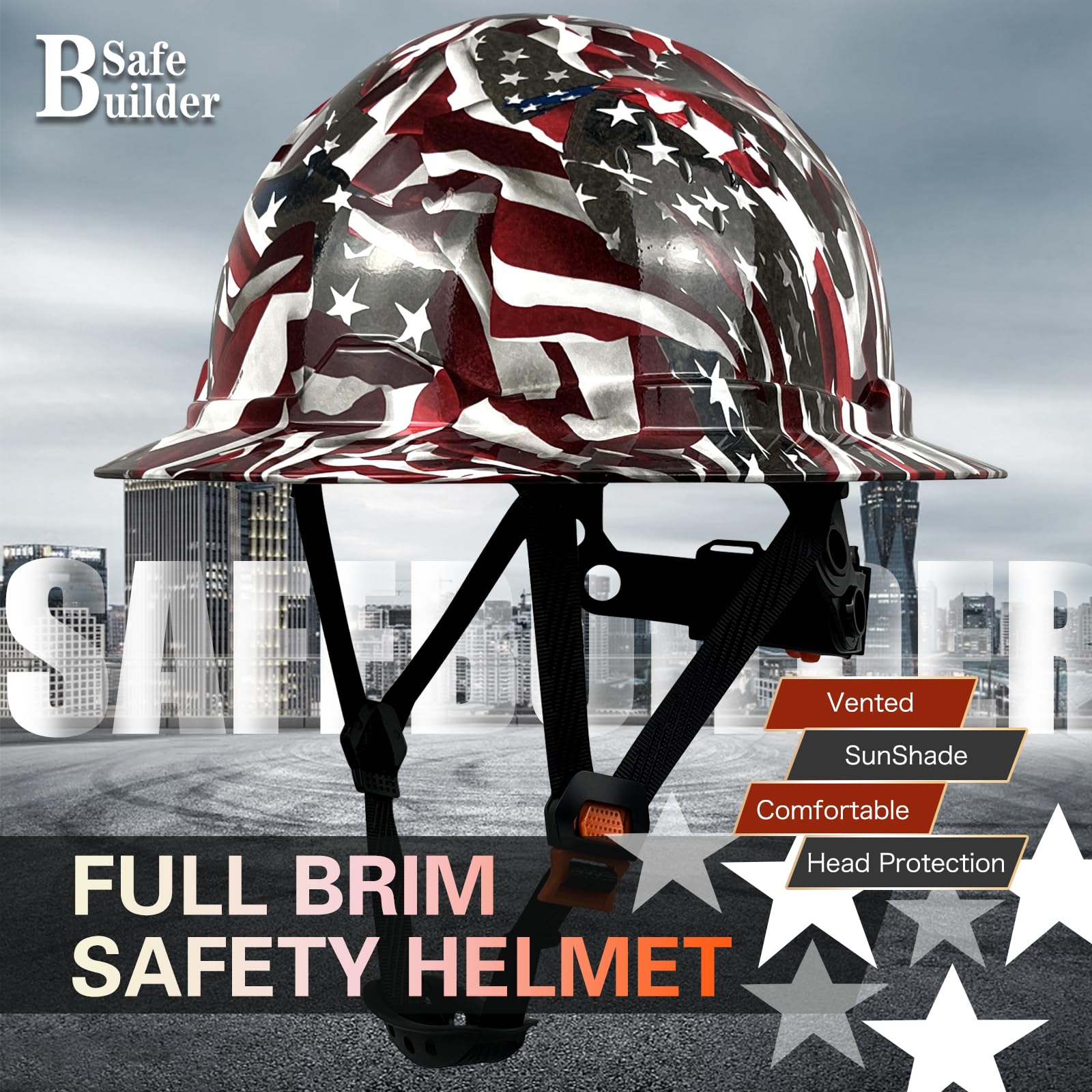 SAFEBUILDER SBD-G1C vented design promoting airflow to keep you cool
